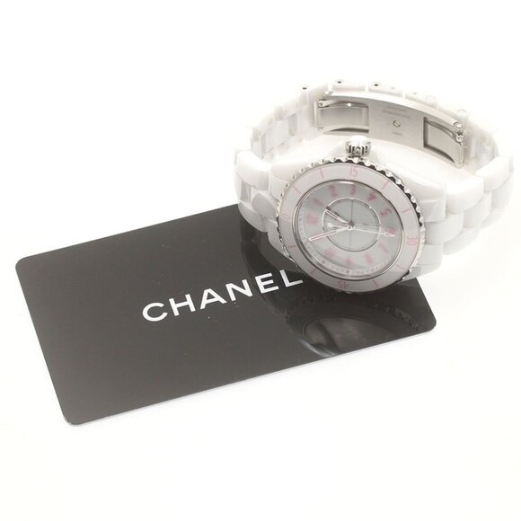 CHANEL J12 Pink Blush H6755 World limited 1200 Quartz Ladies Watch_869173 - Picture 1 of 7